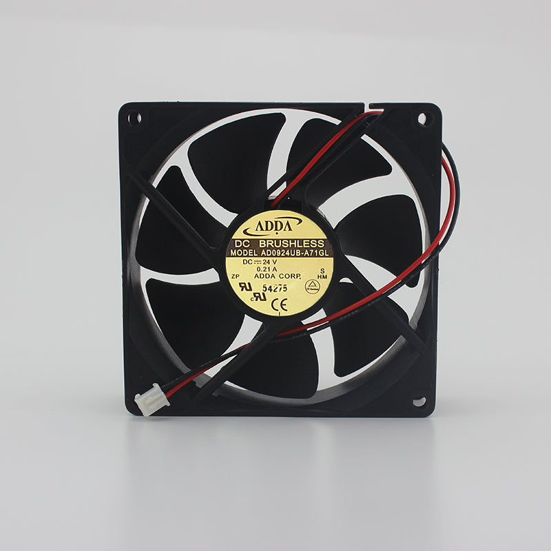 Original AD0924UB-A71GL 24V 0.21A 9CM 9025 2-wire inverter fan