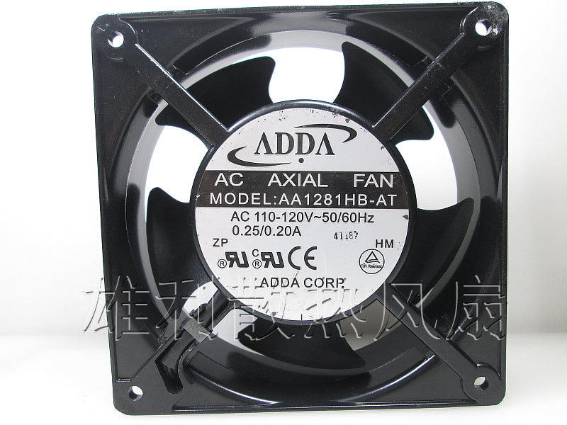 مروحة تبريد كروية مزدوجة أصلية ADDA AA1281HB-AT 120*120*38MM 110V 12CM