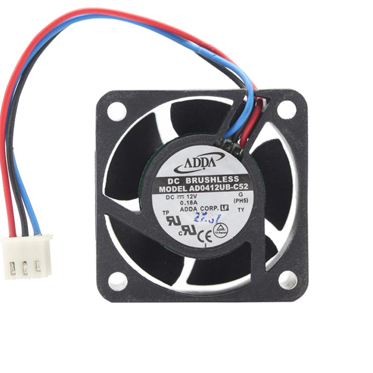 مروحة تبريد محورية أصلية ADDA AD0412UB-C52 4020 تيار مستمر 12 فولت 0.18 أمبير 4 سم 3 أسلاك