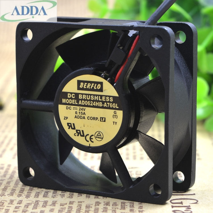 مروحة تبريد عاكس مقاومة للماء أصلية ADDA AD0624HB-A76GL 6025 24V 0.15A 6CM 6cm