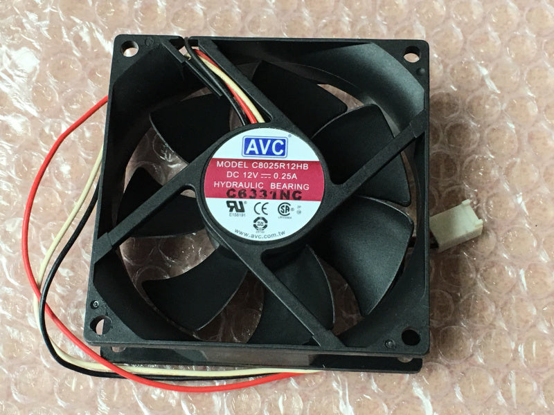 Original AVC 8CM 8025 12V 0.25A C8025R12HB 80 * 80 * 25MM Chassis CPU Mute Power Fan