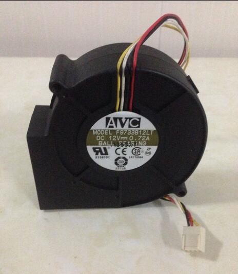 Original AVC F9733B12LT DC 12V 0.72A turbine centrifugal server cooling fan