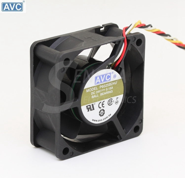 original AVC P6025B24U 6025 6CM 60mm DC 24V 0.15A computer cpu case printer server inverter coolin fans cooler
