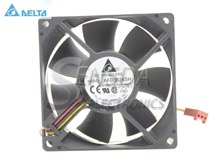 Original Delta blower fan AFB0824SH 80*80*25MM 8025 8cm 80mm DC 24V 0.33A server inverter cooling fan