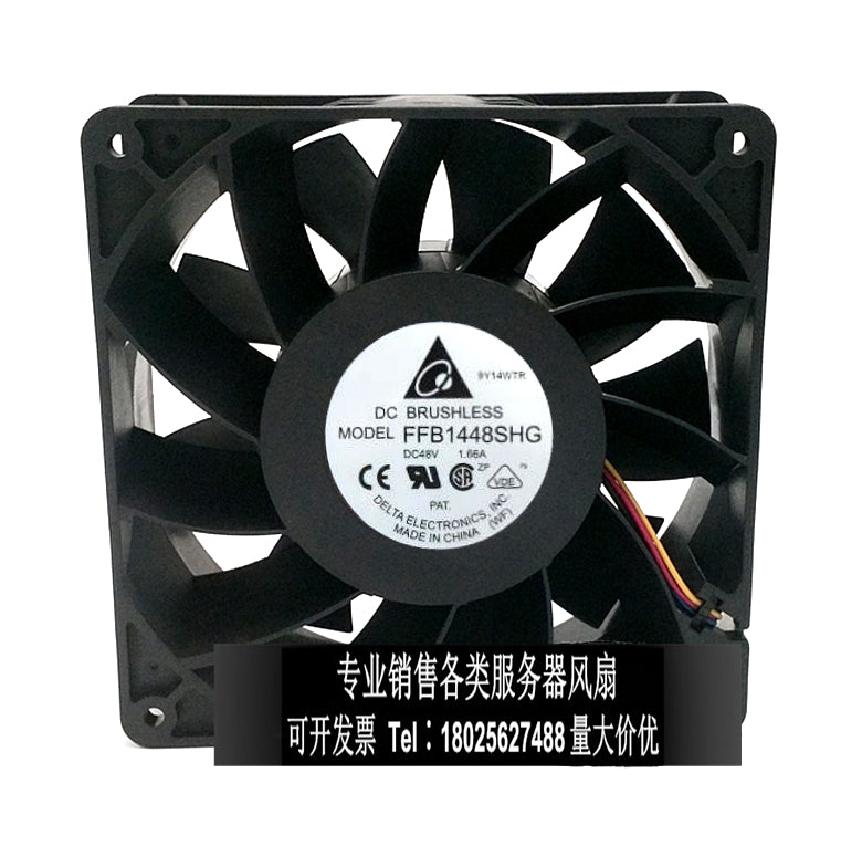 Original Delta FFB1448SHG 48V 1.66A 14051 140 * 140 * 51 mm three-line ball-bearing fan Frequency