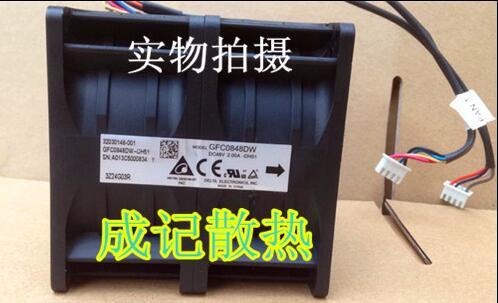Original Delta GFC0848DW DC 48V 2.00A 8076 80*80*76mm Dual Bearing Motor Vehicle Supercharged Violent Cooling Fan 8cm