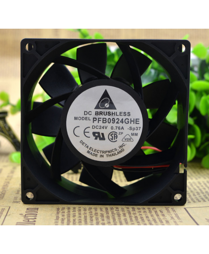 Original DELTA PFB0924GHE 24V 0.76A 9CM fan
