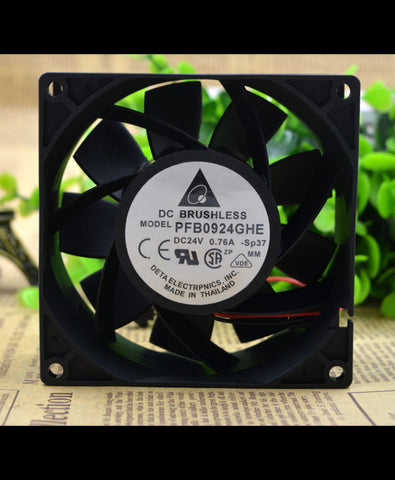 Original DELTA PFB0924GHE 24V 0.76A 9CM fan
