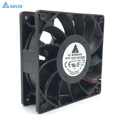 Original Delta TFC1212DE 12CM 12038 12V 3.9A 252CFM winds of booster PWM fan violence For Bitcoin miner super cooling