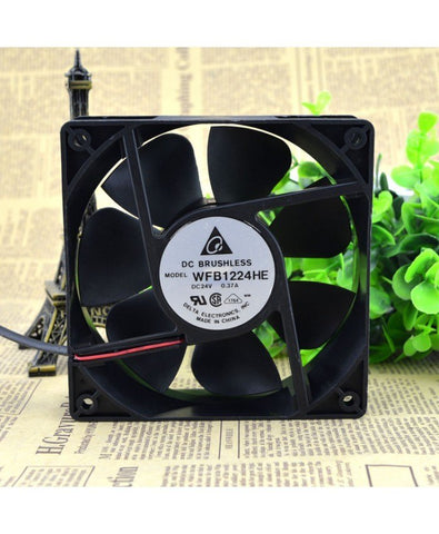 Original DELTA WFB1224HE 12CM 12038 24V 0.37A fans