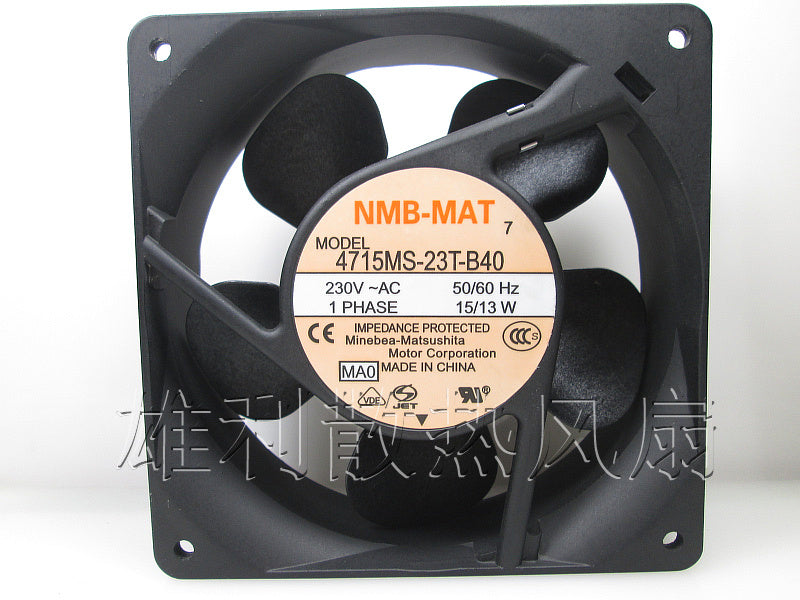 Original for NMB Minebea 4715MS-23T-B40 12CM 230V 15/13W inverter cooling fan