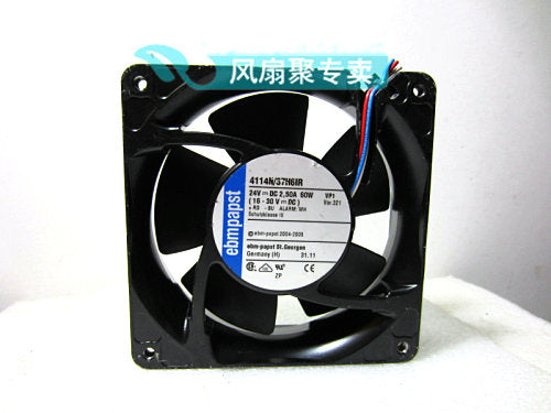Original German ebmpapst 12cm 12038 4114N/37H6IR 24V 60W Cooling fan