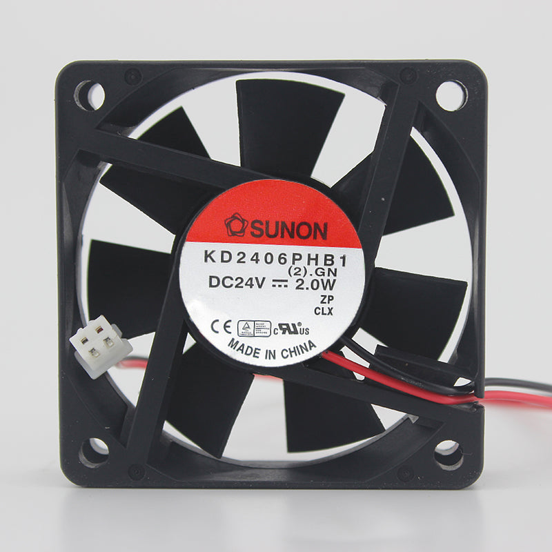 Original KD2406PHB1-2GN 6015 24V 2.0W 6CM inverter cooling fan