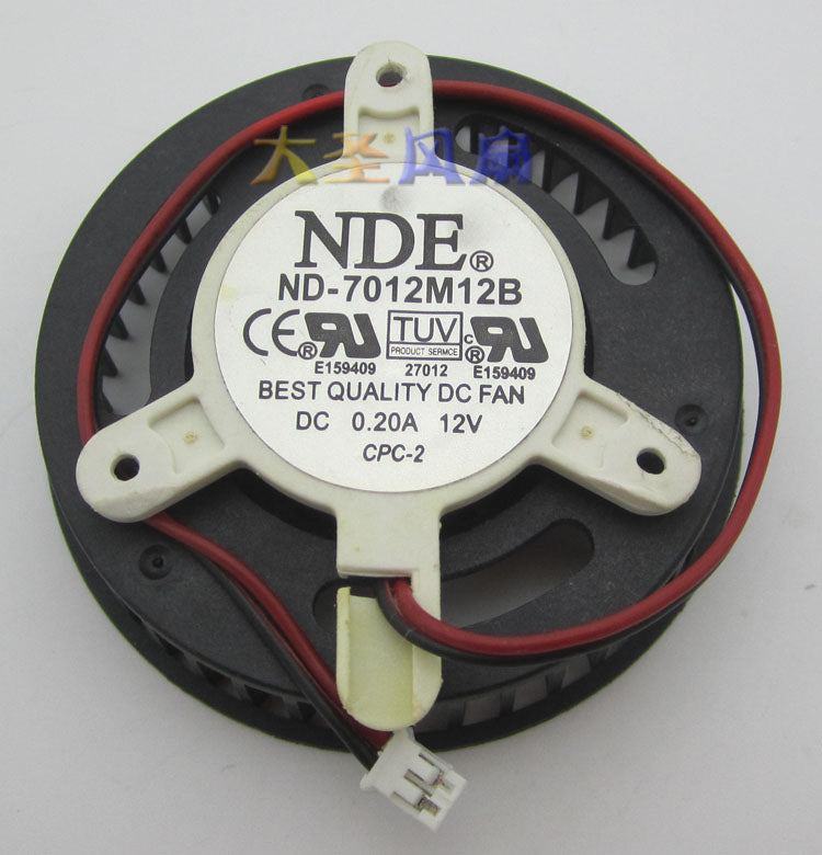 Original ND-7012M12B 12V 0.A diameter 65mm pitch 42mm graphics fan