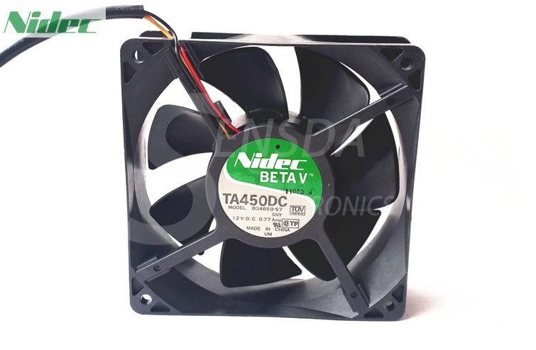 Original NIDEC 12v 0.77A B34659-57 SNY 12038 120x120x38mm 12cm server inverter axial case cooling fans