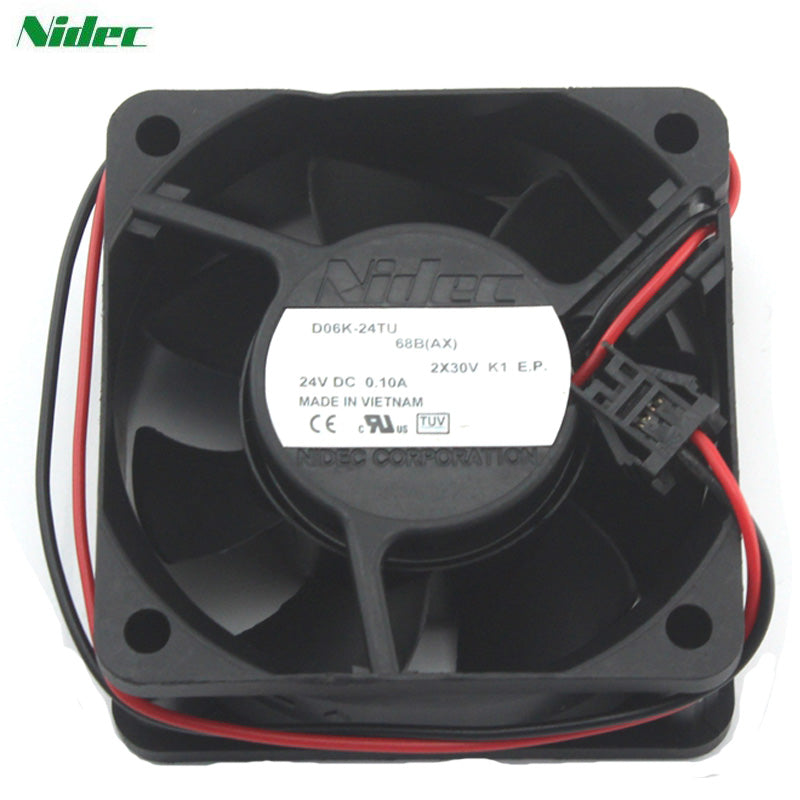 original Nidec D06K-24TU 6025 24V 0.10A 48B AX inverter cooling fan
