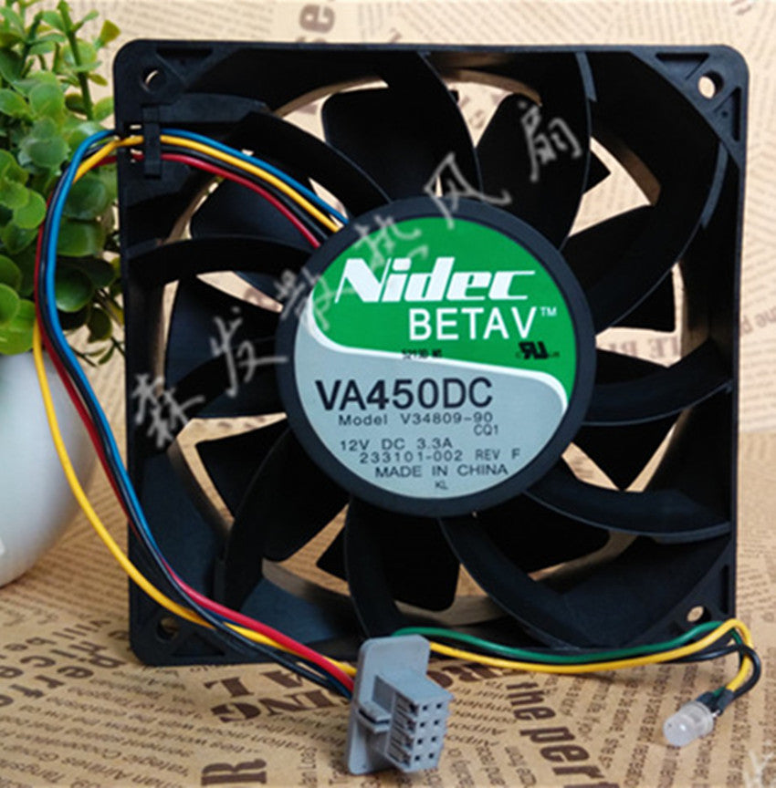 Original Nidec V34809-90 12cm 138 12V 3.3A violence server industrial cooling fan