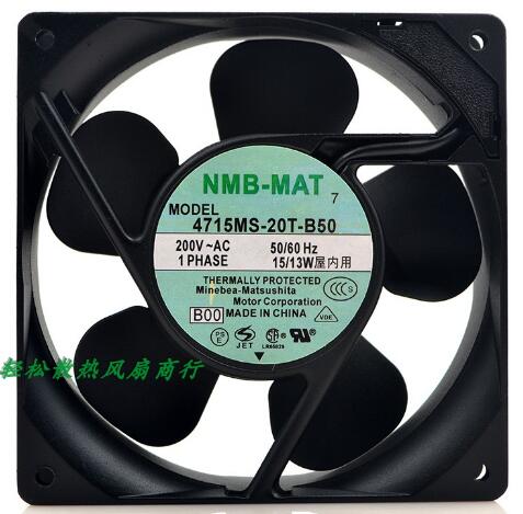 NMB 12CM 12V 0.72A 4710KL-04W-B56 4 wire PWM 125 cooling fan 1x1x25mm