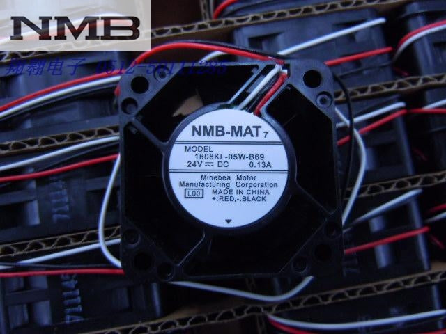 Original NMB 1608KL-05W-B69 4020 4cm 40*40*20MM 24V 0.13A cooling server axial fan