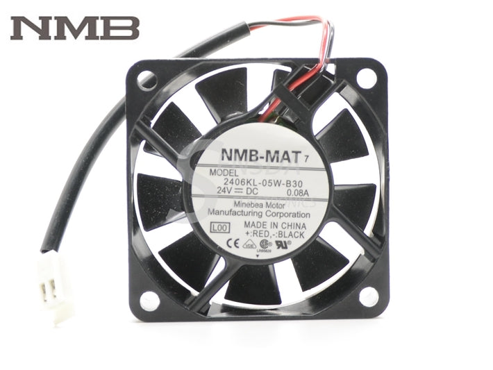 Original NMB 2406KL-05W-B30 60X60X15 mm 6015 60mm 6cm DC 24V 0.08A quiet server Cooling Fan