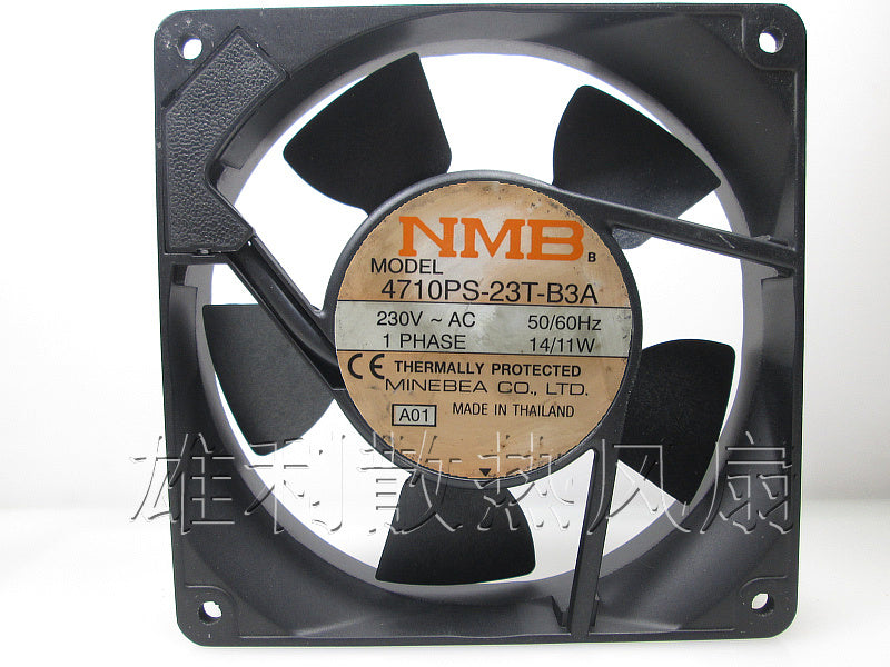 Original NMB 4710PS-23T-B3A 120*120*25MM 12cm AC230V 14/11W cabinet cooling fan
