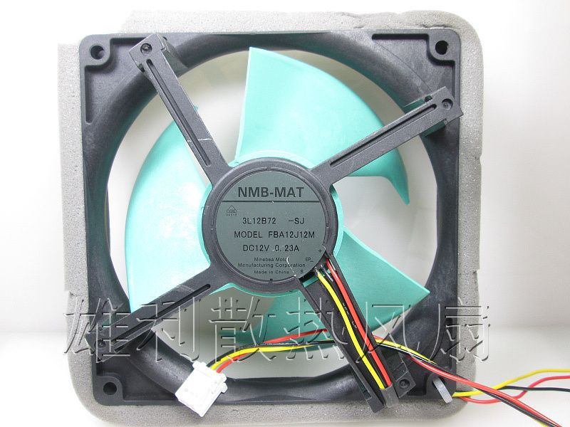 Original NMB-MAT FBA12J12M 12V 0.23A 12cm for refrigerator cooling fan