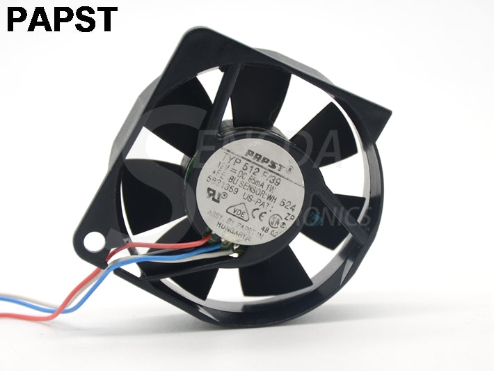 Original papst TYP 512 F/39 5015 50mm 5cm DC 12V 85mA 1W silent quiet small micro cooling fan