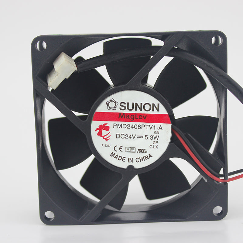 Original PMD2408PTV1-A 24V 5.3W 2-wire inverter industrial cooling fan