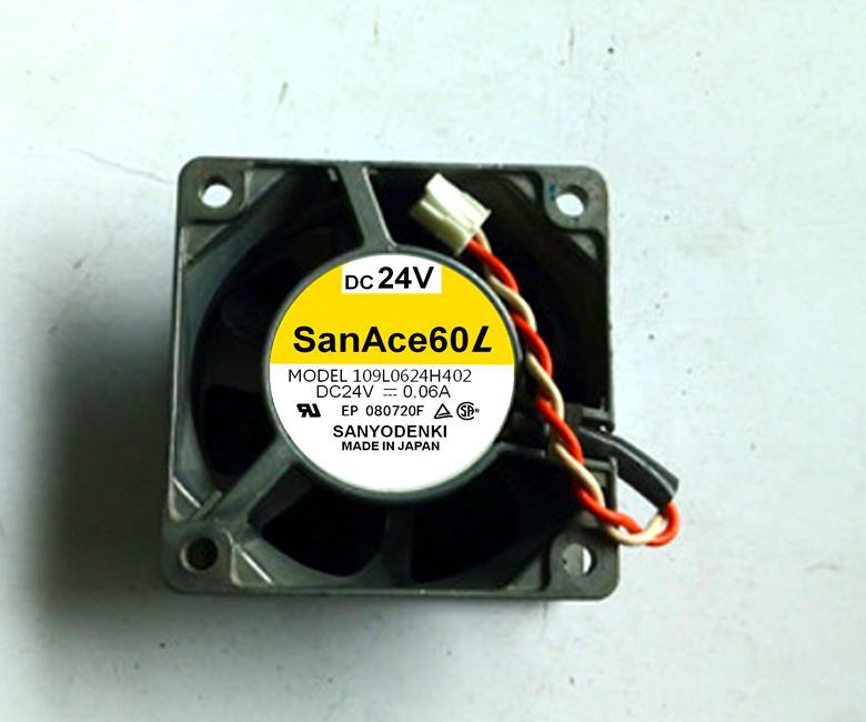 Original SANYO 109L0624H402 / S4D01 24V 0.06A / 0.08A 6025 60 * 60 * 25 Aluminum frame cooling fan&amp;#8230;