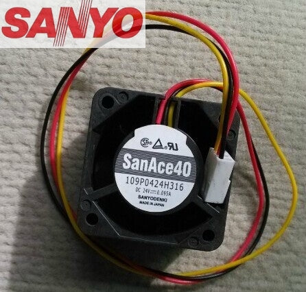 Original Sanyo 4CM4028 24V 0.095A 109P0424H316 quality assurance inverter cooling fan