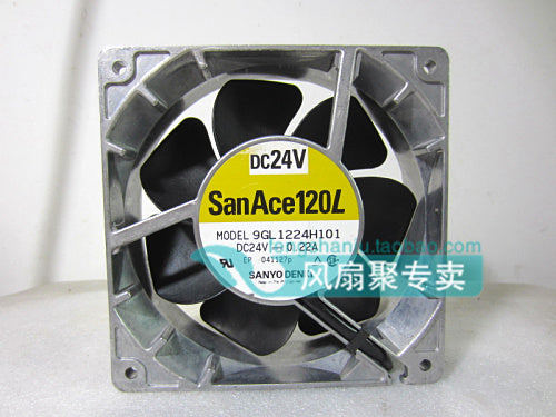 Original SANYO 9GL1224H101 12cm 12038 24V 0.22A aluminum frame cooling fan