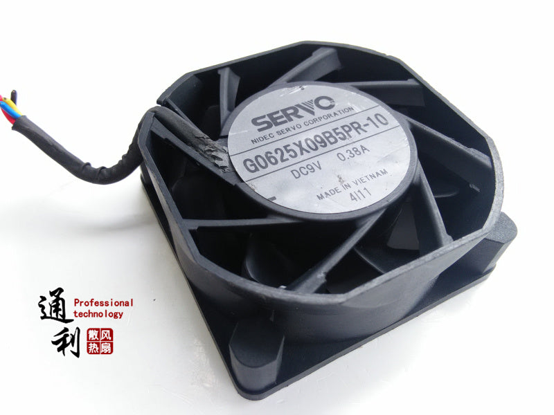 Original servo G0625X09B5PR-10 6025 6CM 9V 0.38A 60*60*25MM fully waterproof fan