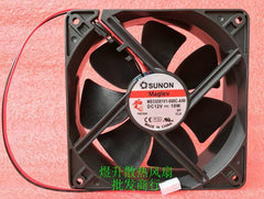Original SUNON 12038 12cm MEC0381V1-000C-A99 DC 12V 10W 120*120*38MM 2-wire cabinet cooling fan