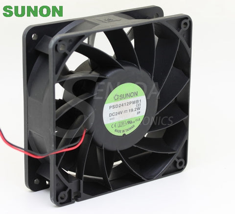 Original SUNON 120x38mm PSD2412PMB1 120mm 12cm DC 24V 19.5W server inverter axial Cooling Fans