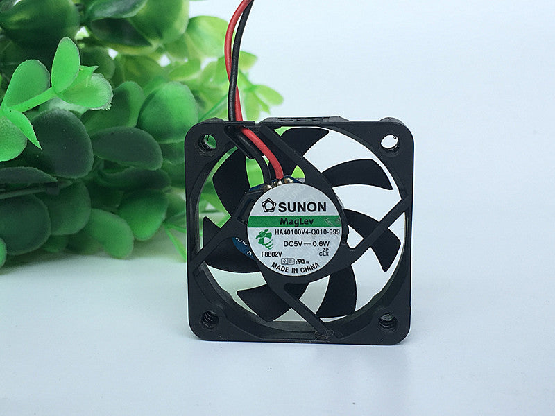 Original SUNON HA40100V4-Q-010-999 DC5V 0.6W 4cm 4010 40 * 40 * 10MM Magnetic Suspension Silent Wind