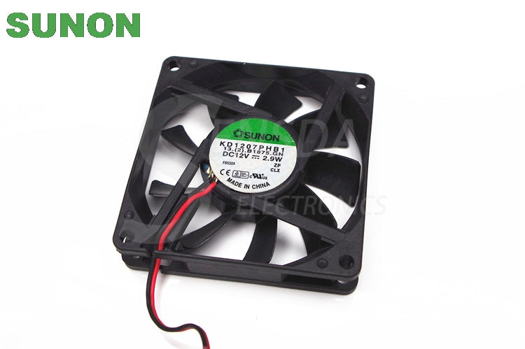 Original SUNON KD1207PHB1 70mm 7cm DC 12V 2.9W cooling fans 7015 70x70x15mm