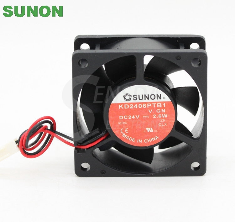 Original sunon KD2406PTB1 6025 6cm 60mm DC 24V 2.6W drive server inverter axial cooling fans
