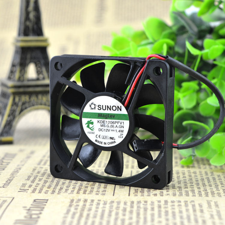Original SUNON Sunon KDE1206PFV1 6010 12V 1.4W 6CM 60 * 60 * 10mm slim silent fan CPU fan