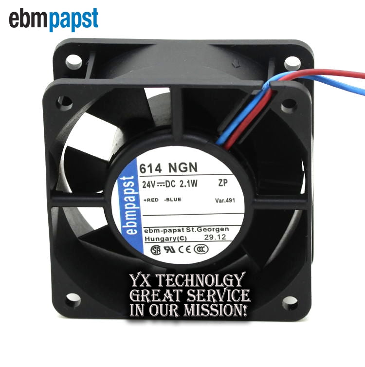 Original TYP 614NGN 24V 2.1W 6025 6cm high-end equipment fan 60*60*25mm