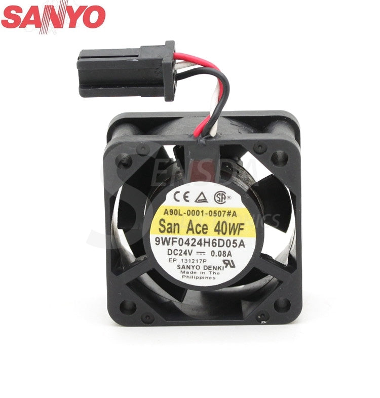Original waterproof fan Sanyo 9WF0424H6D05A 24V 0.08A For dedicated fan