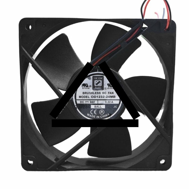 ORION FANS OD1232-24MB DC 24V 0.22A 2 Wires Axial Cooling Fan