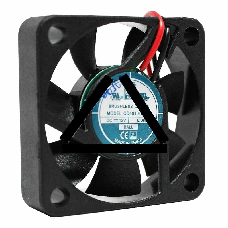 Orion FANS OD4010-12MB DC 12V 0.08A 2 Wires Axial Cooling Fan