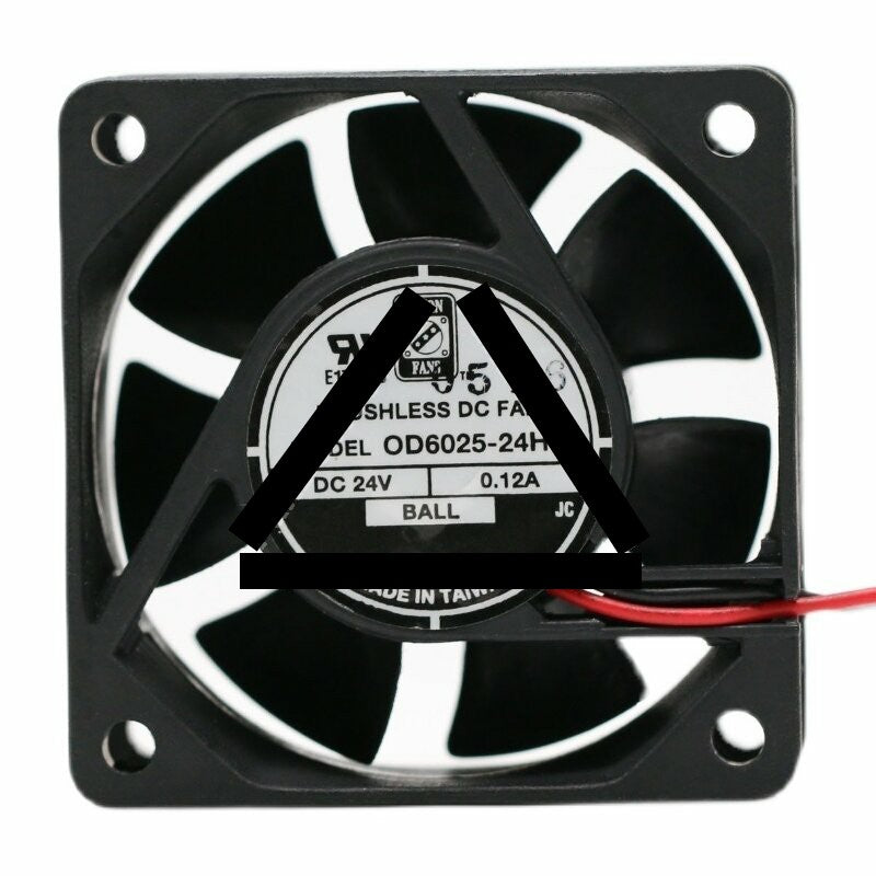 ORION FANS OD6025-24HB DC 24V 0.12A 2 Wires / 3 Wires Axial Cooling Fan