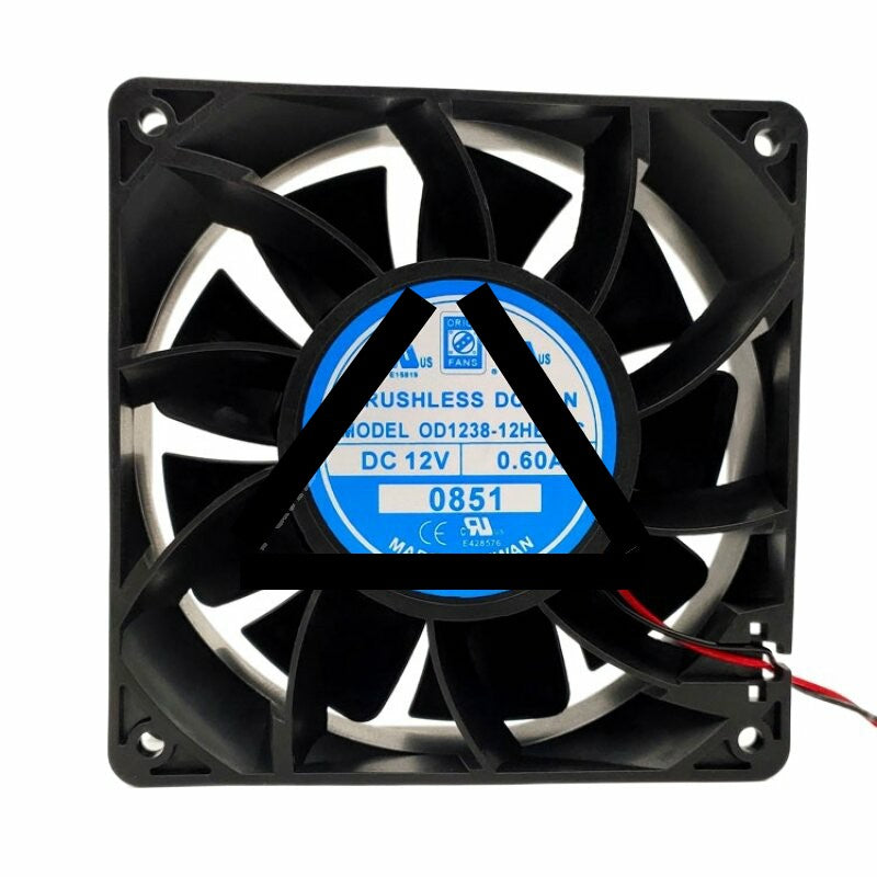 Orion OD1238-12HBVXC DC 12V 0.60A 12038 Axial Brushless Cooling Fan