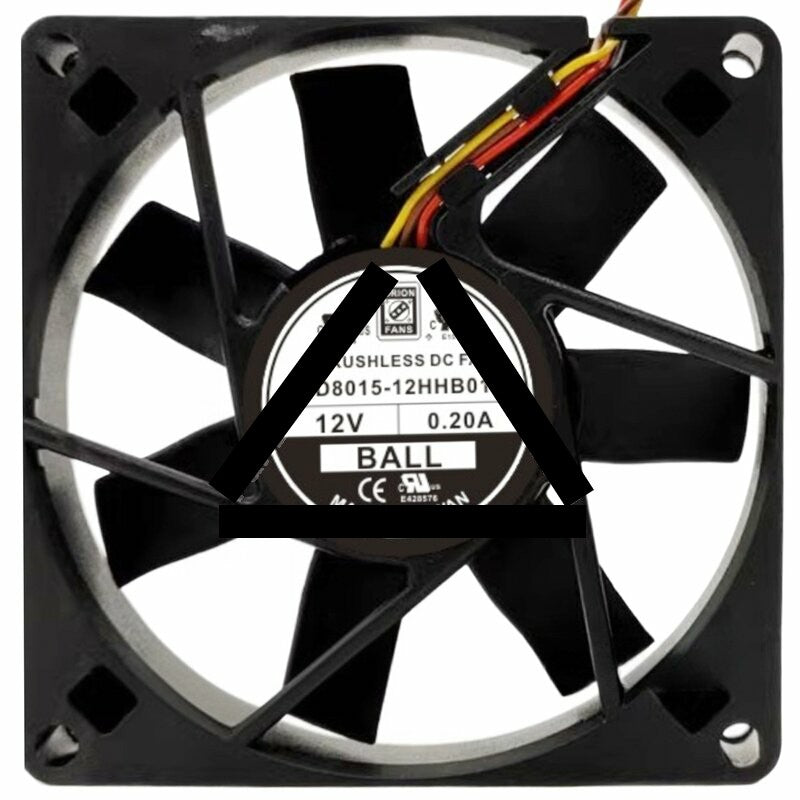 ORION OD8015-12HHB01A 12V 0.20A 2 / 3 / 4 Wires Cooling Fan