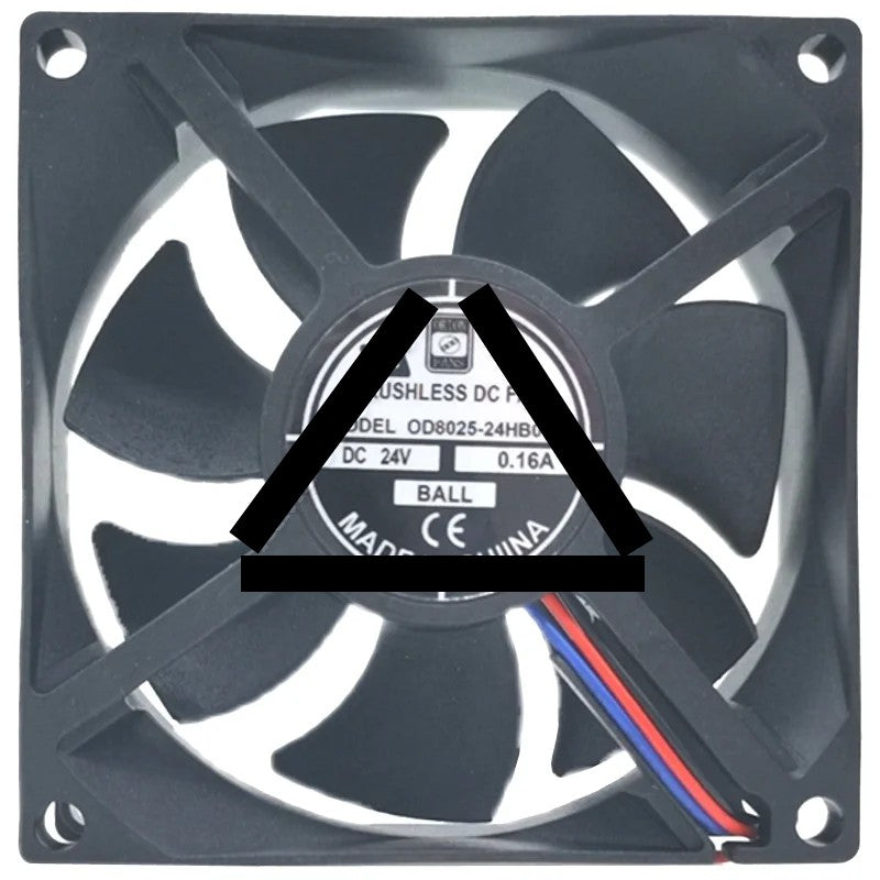 ORION OD8025-24HB01A 24V 0.16A 2 / 3 Wires Ball Bearing Cooling Fan