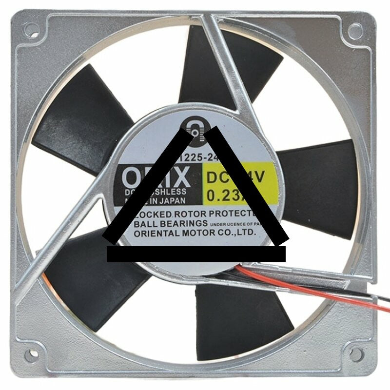 ORIX MD1225-24 DC 24V 0.23A 2 / 3 Wires Ball Bearing Axial Cooling Fan
