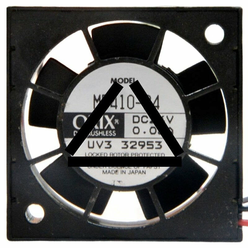 ORIX MD410-24 DC 24V 0.08A 2 Wires Brushless Axial Cooling Fan