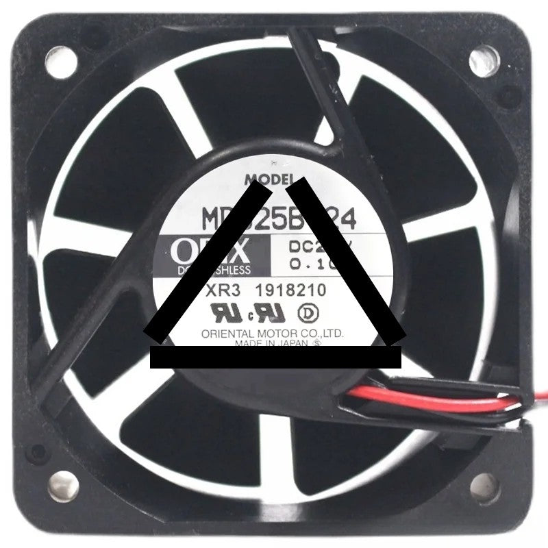 ORIX MD625B-24 24V 0.10A 2 Wires DC Brushless Cooling Fan