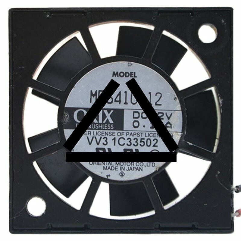ORIX MDS410-12 DC 12V 0.16A 2 Wires Brushless Axial Cooling Fan